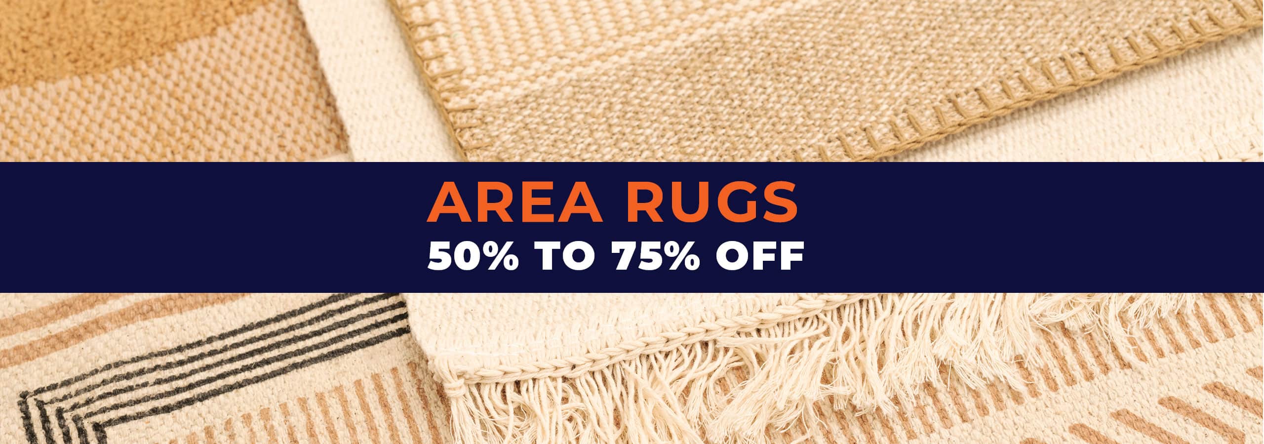 Area Rugs 50-75% off